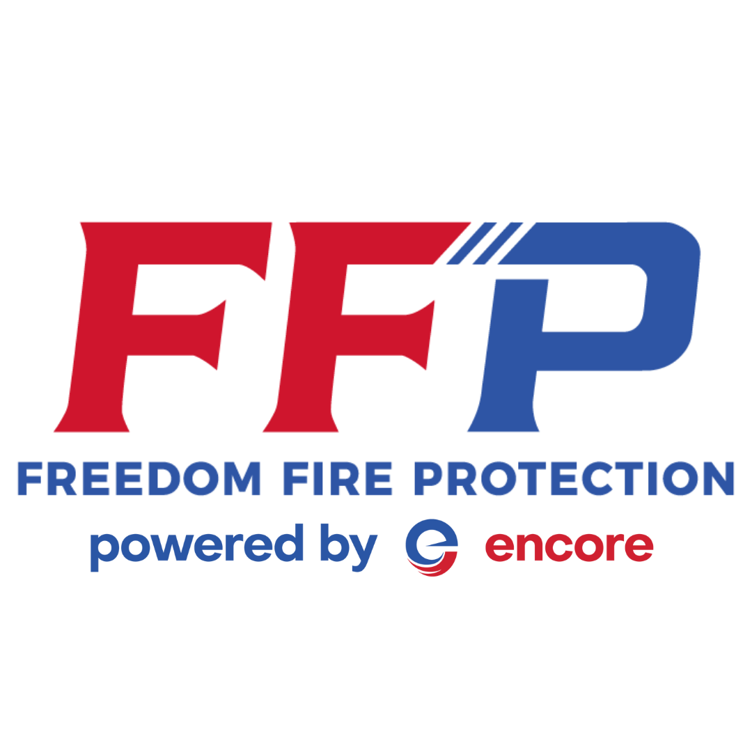 Freedom Fire Protection (FFP) logo powered by Encore